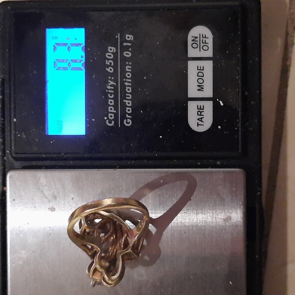 AUTHENTIC GENUINE SOLID 14K YELLOW GOLD 3/4CTTW SOLITARE DIAMOND COCKTAIL RING - Picture 6 of 11